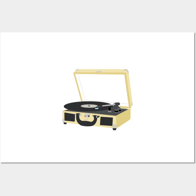 Vintage record player Wall Art by morgananjos
